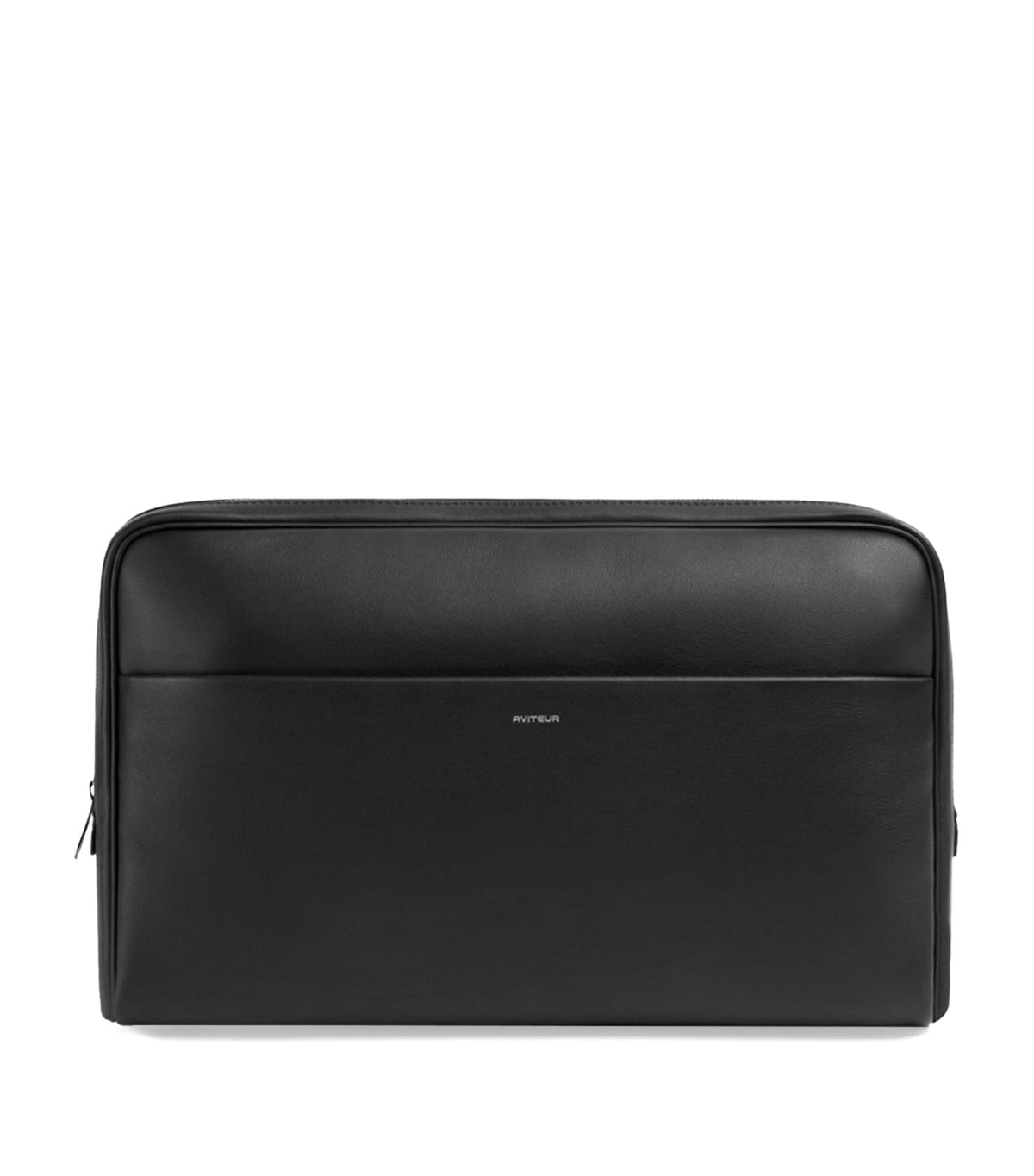 Aviteur leather trolley-sleeve laptop case - British product
