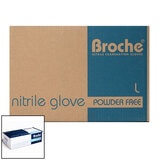 Broche Large Nitrile Gloves 10 x 100 Pack - British product