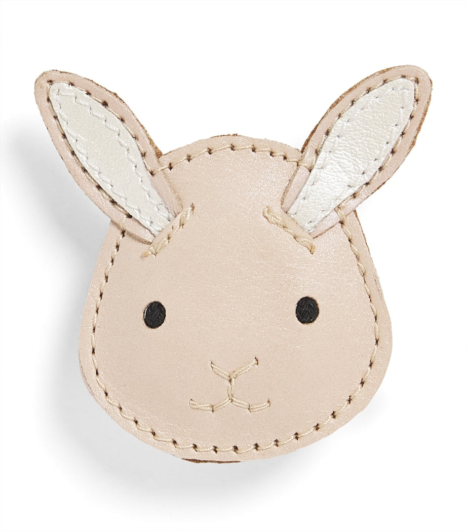 Donsje Leather Bunny Hair Clip