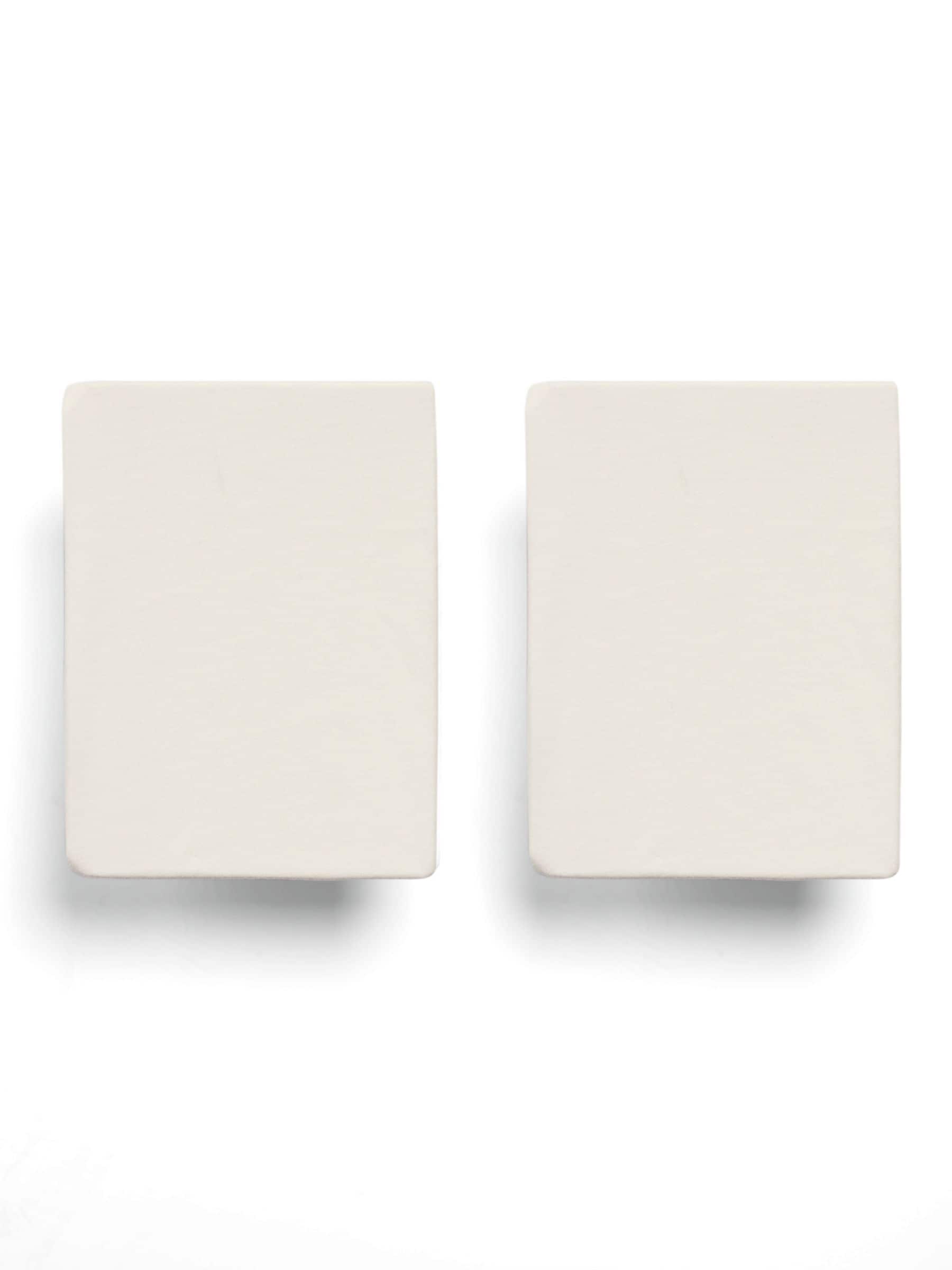Mamas & Papas cream cotbed fitted sheets 2 pack, imported from the UK