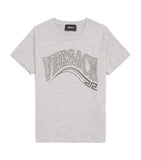 Versace kids embellished logo T-shirt 6-14 years (British brand)