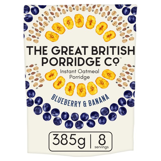 The Great British Porridge Co Blueberry & Banana Instant Porridge   385g GOODS M&S   