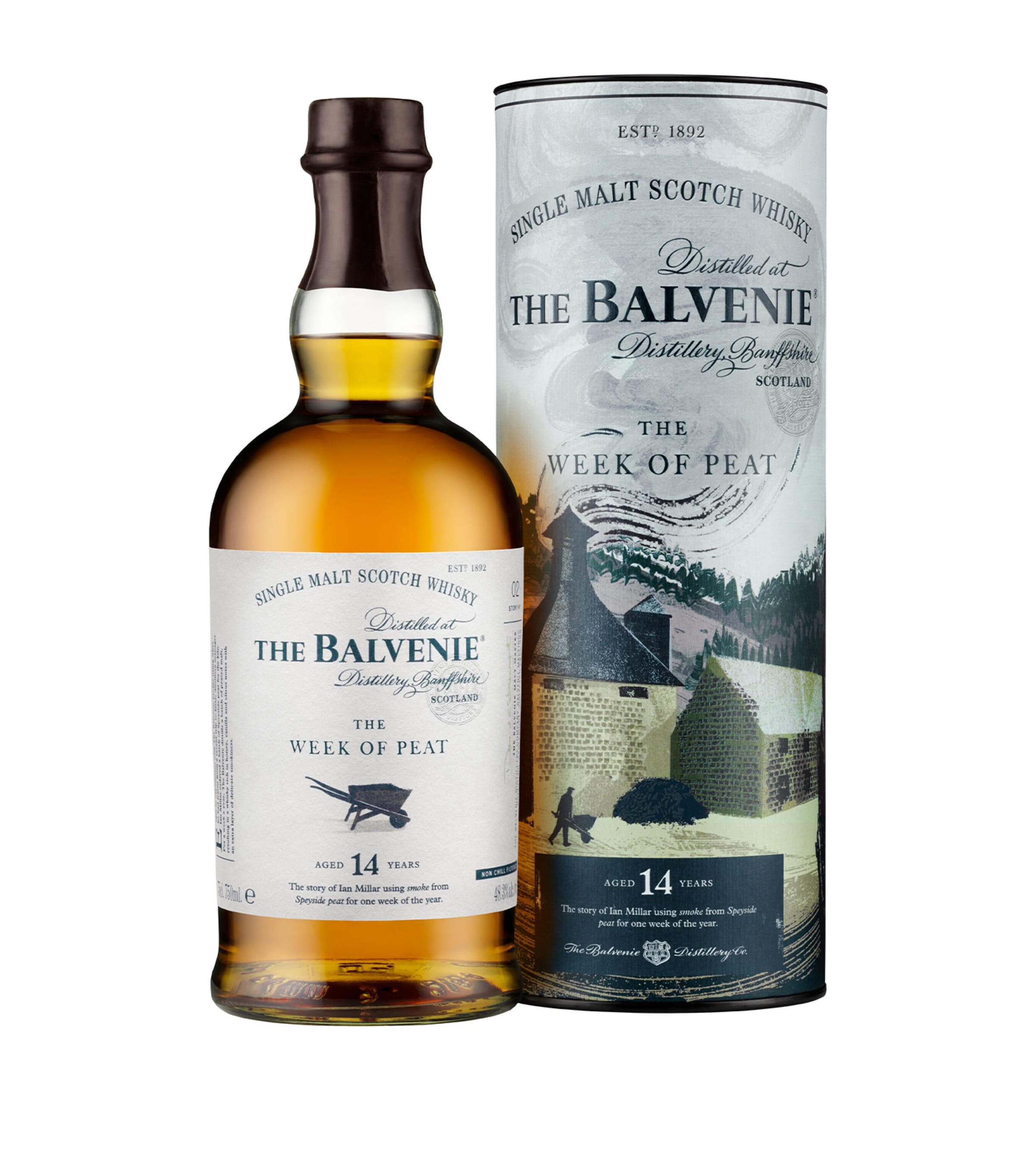 The Balvenie Week of Peat whisky 70cl (British brand)