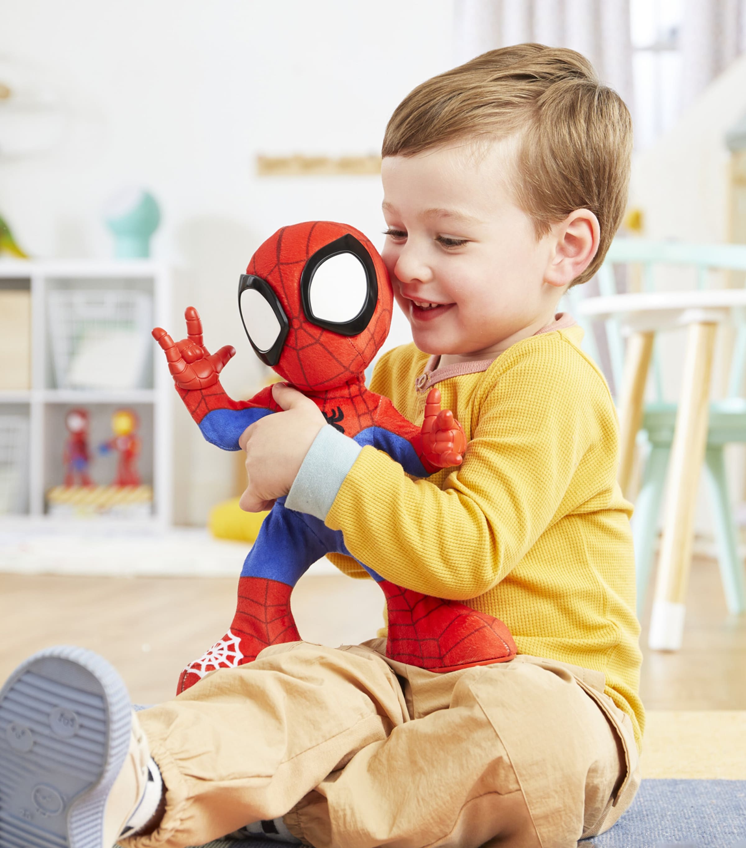 Marvel Dance 'N Crawl Spidey plush toy, imported from the UK