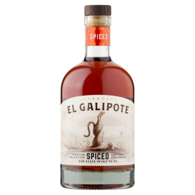 El Galipote spiced rum spirit drink 700ml, UK version