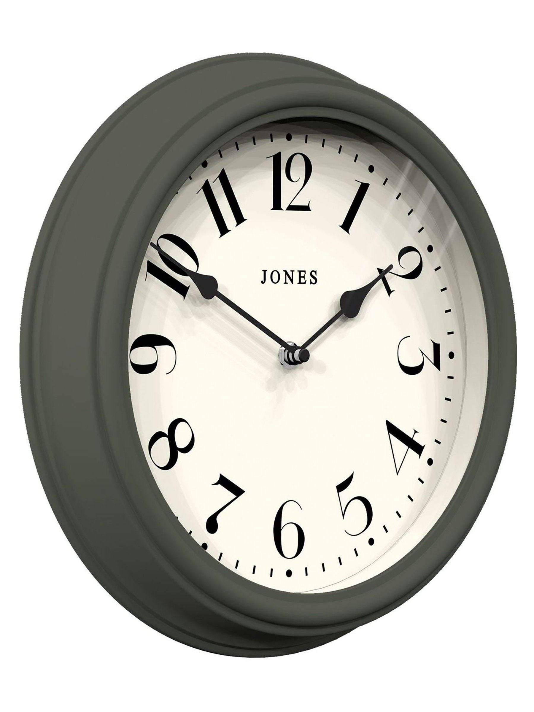 Jones Clocks Green Venetian Moss Green Wall Clock