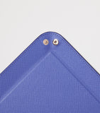 Smythson small leather Panama rectangular trinket tray (British brand)