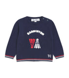 Tartine et Chocolat Jacquard Badminton Sweater for 3 months to 4 years (British brand)