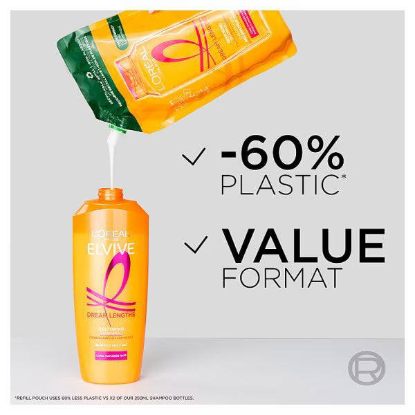 L'Oréal Paris Elvive Dream Lengths Shampoo Refill 500ml
