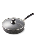 Tower Black deep frying pan with lid 28cm (British brand)