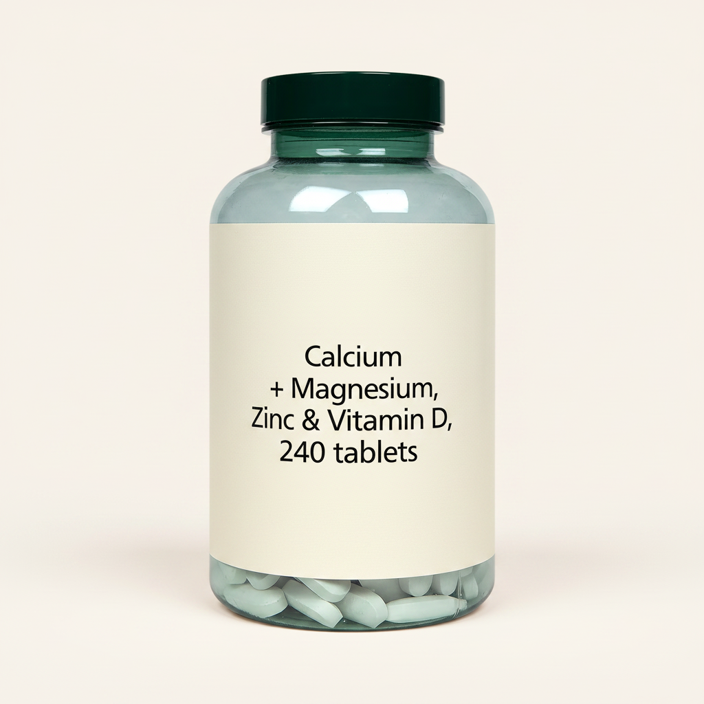 Holland Barrett Calcium Magnesium Vitamin D Zinc 120 Tablets