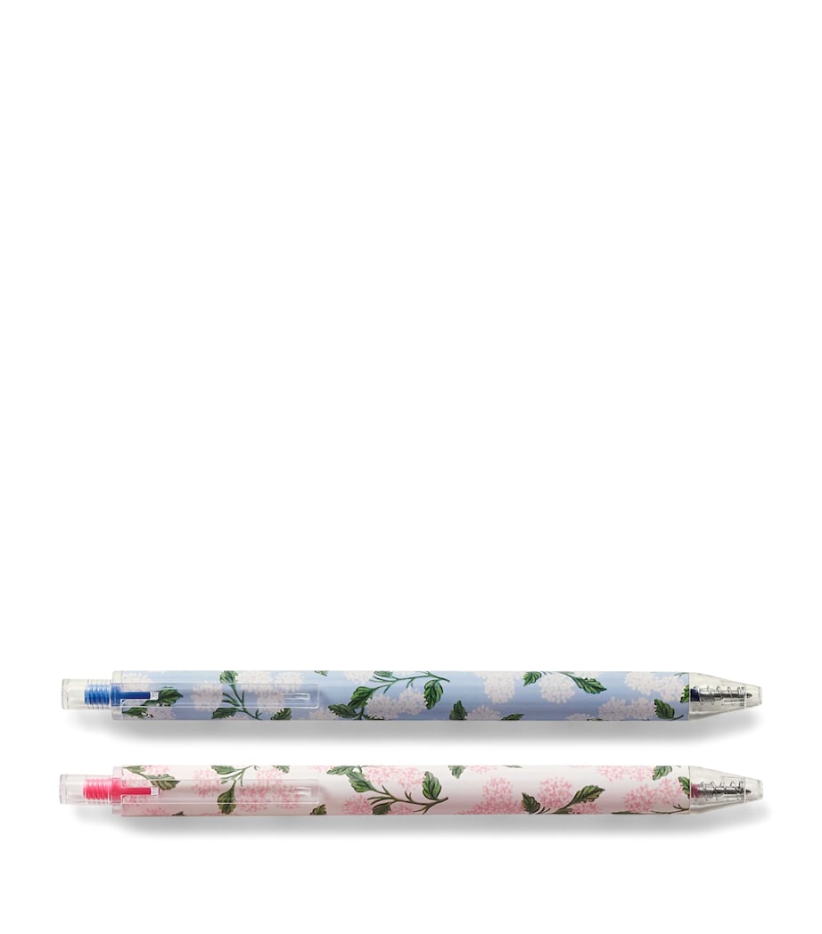 Rifle Paper Co. set of 2 hydrangea gel pens, imported from the UK