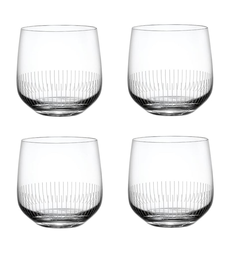 Villeroy & Boch Afina crystal water glasses set of 4 200ml (British brand)