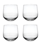 Villeroy & Boch Afina crystal water glasses set of 4 200ml (British brand)