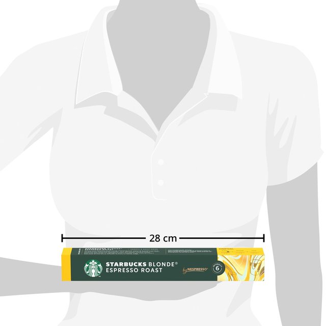 STARBUCKS by NESPRESSO Blonde Espresso Roast Coffee Pods   10 per pack GOODS M&S   