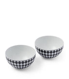Prada chequerboard soup bowls 15.5cm, imported from the UK
