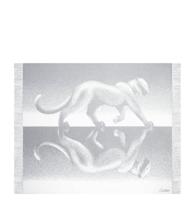 Cartier Cashmere Reflecting Panthère de Cartier Throw 190cm x 140cm