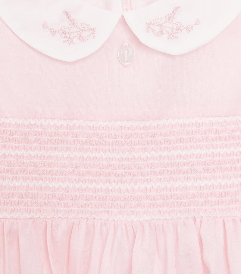 Patachou Cotton Smocked Dress 6 Months - 4 Years, imported from the UK