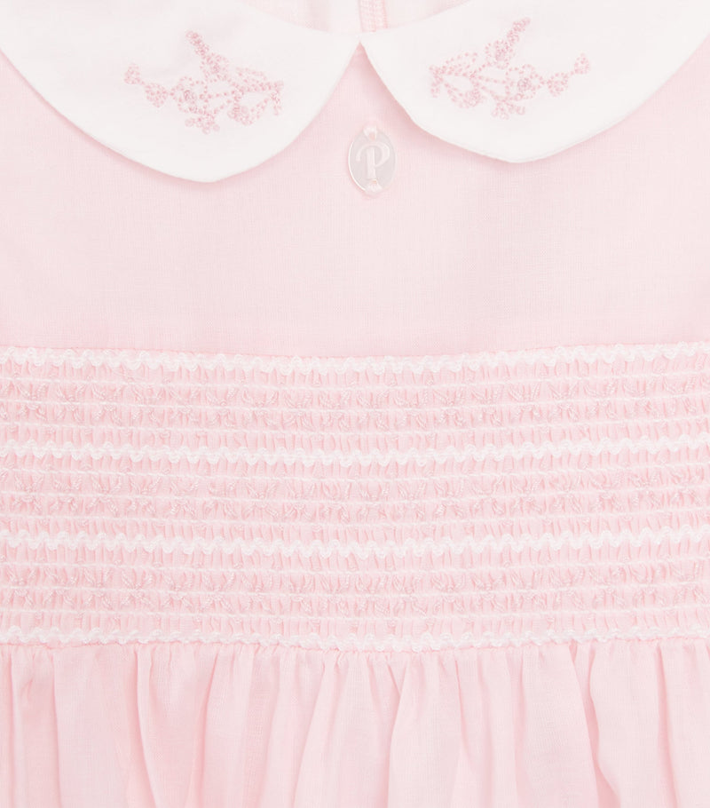 Patachou Cotton Smocked Dress 6 Months - 4 Years, imported from the UK