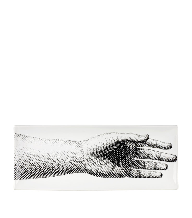 Fornasetti Mano rectangular tray 38cm x 14cm - British product