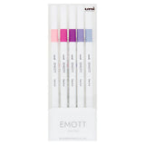 uni-ball EMOTT 0.4 fine line pens 5 pack (British brand)