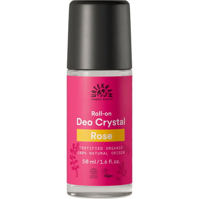 Urtekram Organic Crystal Deodorant Roll On Rose 50ml