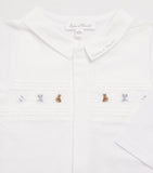 Tartine et Chocolat cotton embroidered all-in-one for ages 1-24 months (British brand)