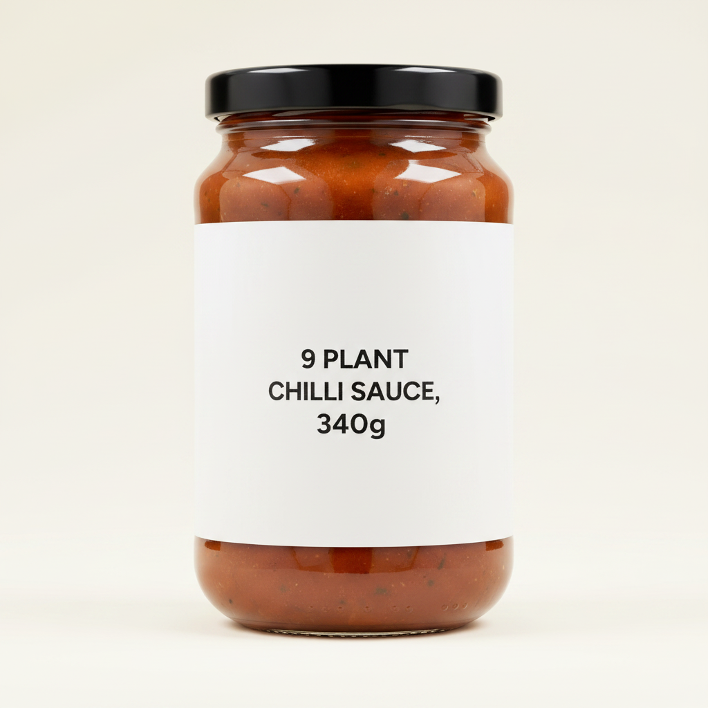Holland & Barrett 9 Plant Chilli Sauce 340g, UK version