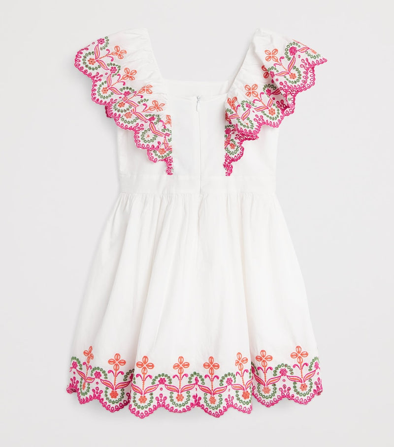 Tartine et Chocolat cotton lace-trim dress 2-12 years (British brand)