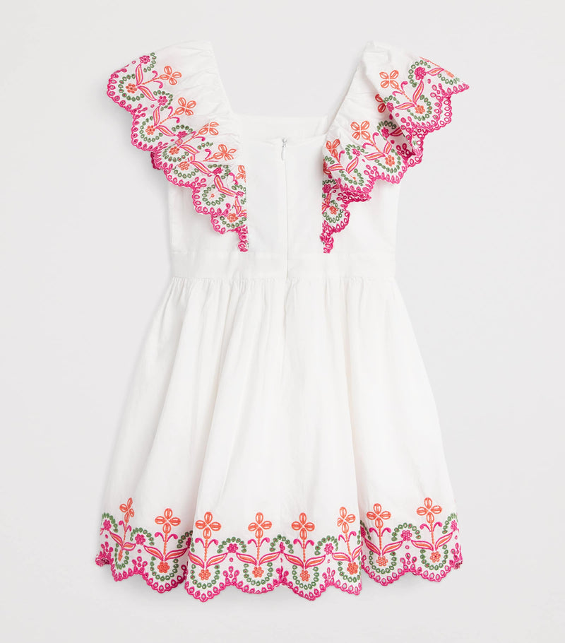 Tartine et Chocolat cotton lace-trim dress 2-12 years (British brand)