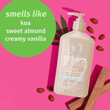 Hempz herbal body moisturiser Koa almond 500mL, UK version