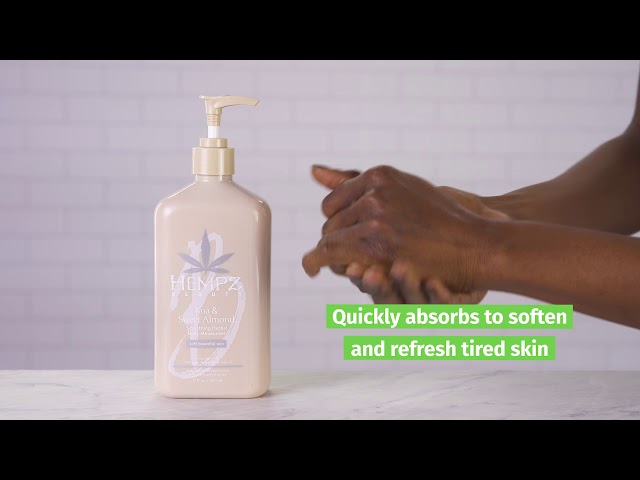 Hempz herbal body moisturiser Koa almond 500mL, UK version
