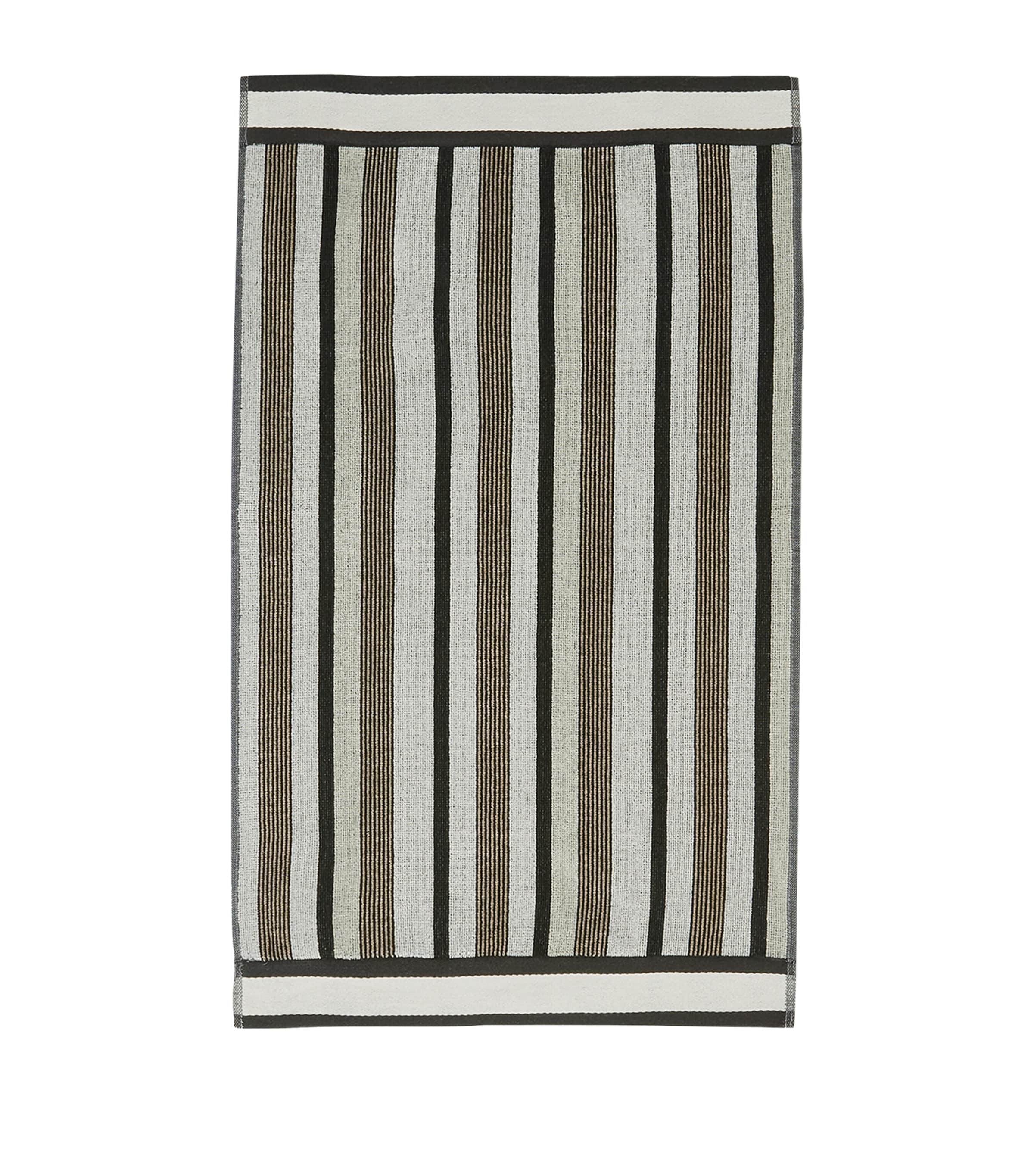 Missoni Home cotton guest towel with striped design 40cm x 70cm, imported from the UK