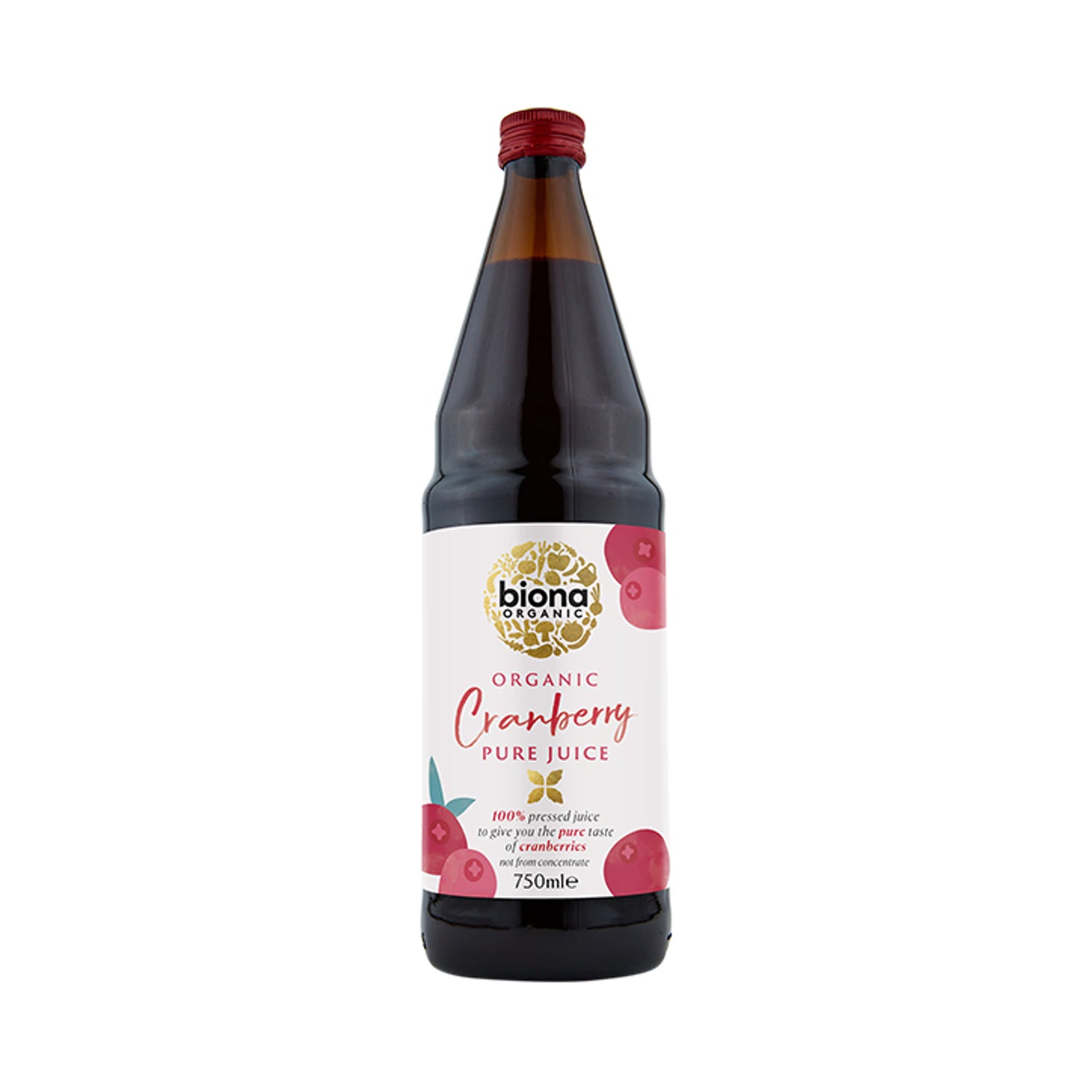 Biona Organic Pure Cranberry Juice 750ml