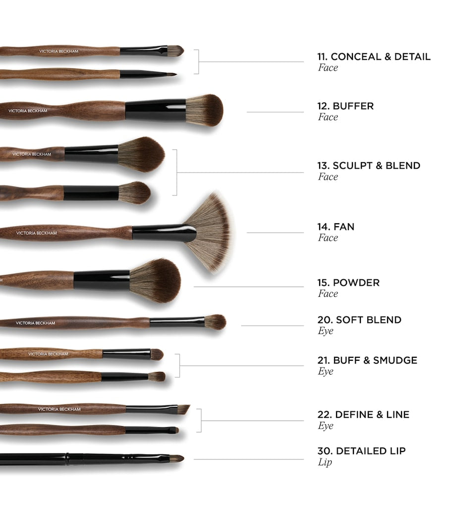 Victoria Beckham Beauty large dome-shaped powder brush, imported from the UK