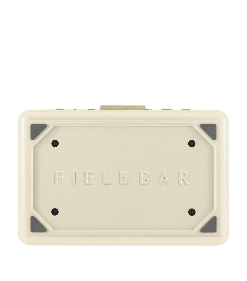 Fieldbar mini bar cooler box with leather sling 4L - British product