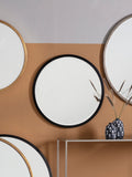 Gallery Home Black Ashford Antique Round Mirror 60cm, UK version