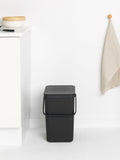Brabantia Grey Sort And Go 25L Waste Bin