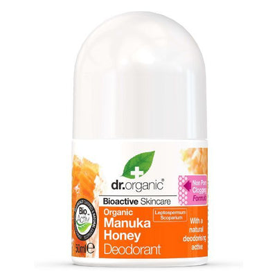 Dr Organic Manuka Honey Deodorant Roll-On 50ml