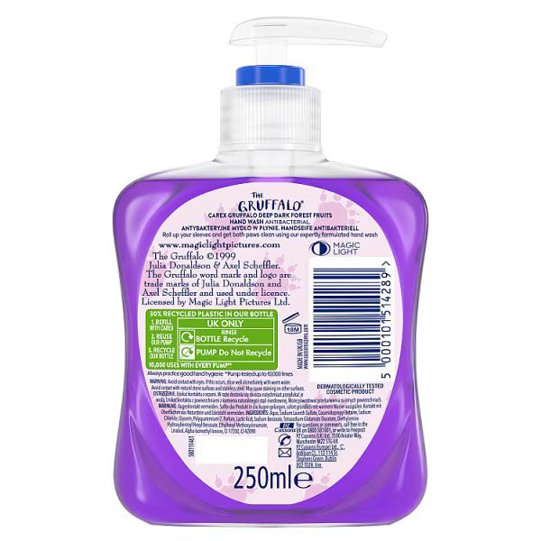 Carex Gruffalo Forest Fruits Handwash 250ml - British product