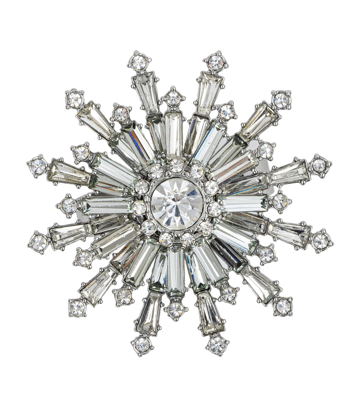 Joanna Buchanan Set of 4 Crystal Snowflake Napkin Rings