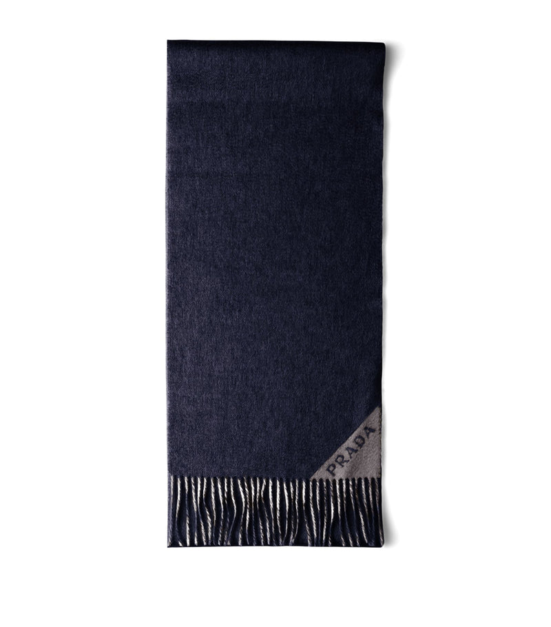 Prada cashmere double-faced scarf, imported from the UK