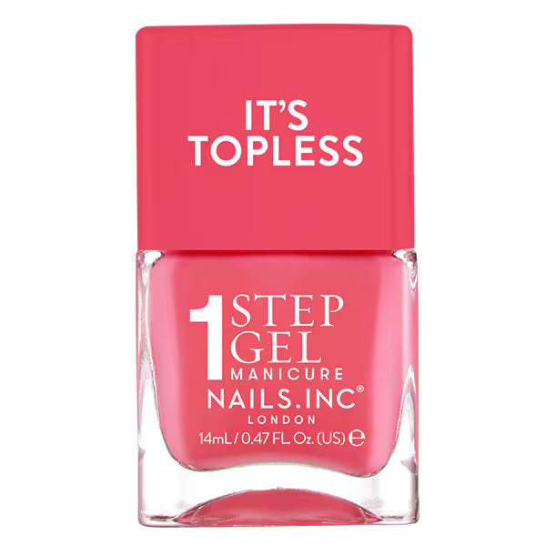 Nails.INC Gel Nail Polish Sofia Coral 14ml, imported from the UK