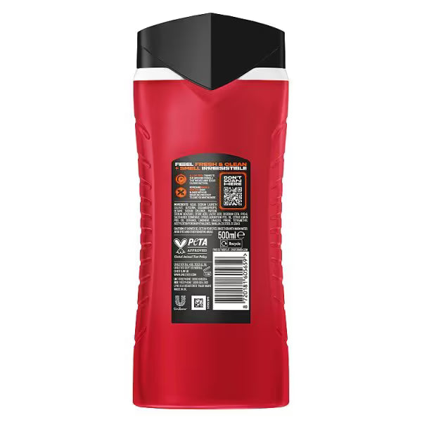 Lynx Sunset Fresh 3-in-1 Body Wash Bottle 500ml, UK version