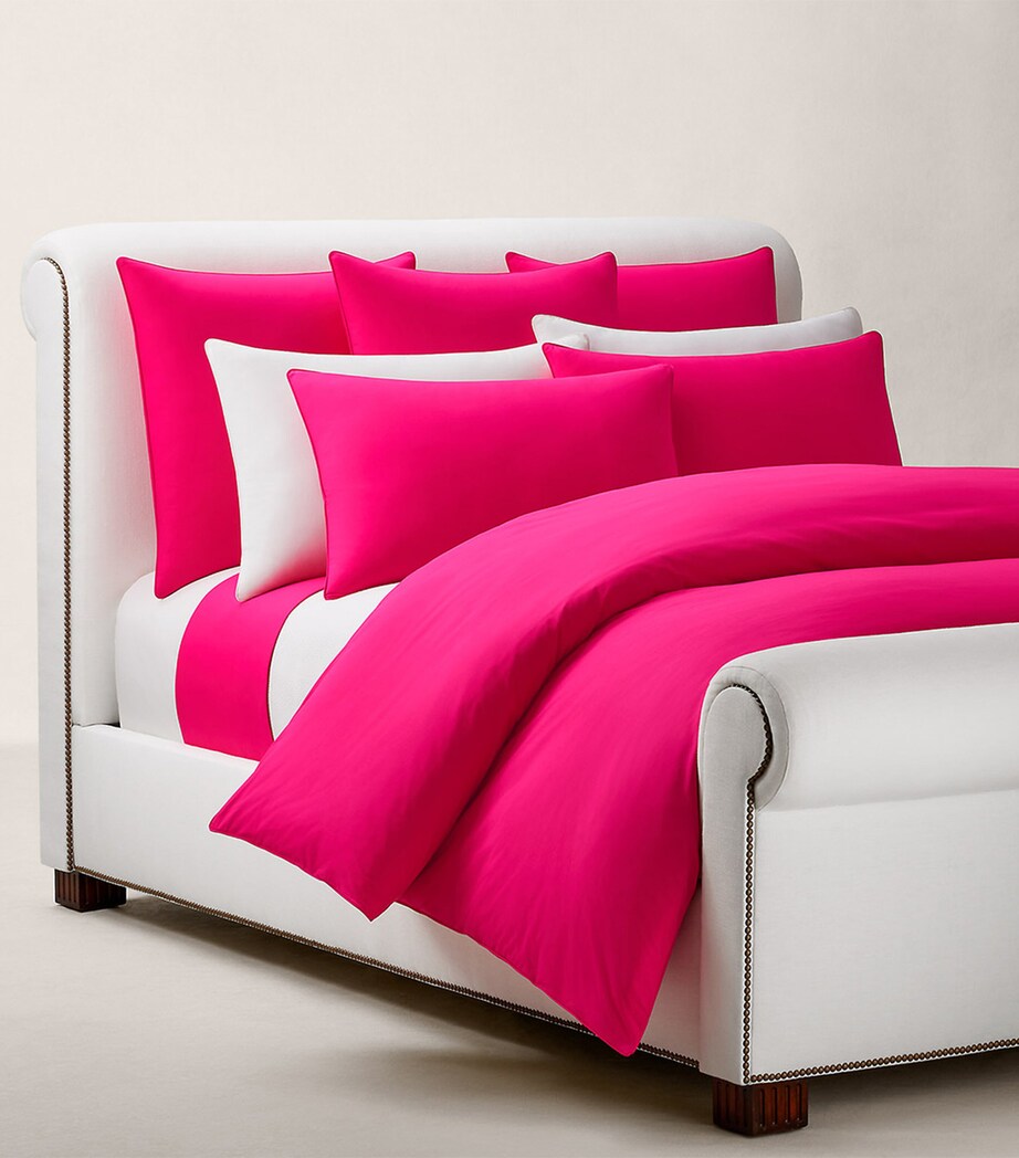 Ralph Lauren cotton percale double fitted sheet 140cm x 200cm, imported from the UK