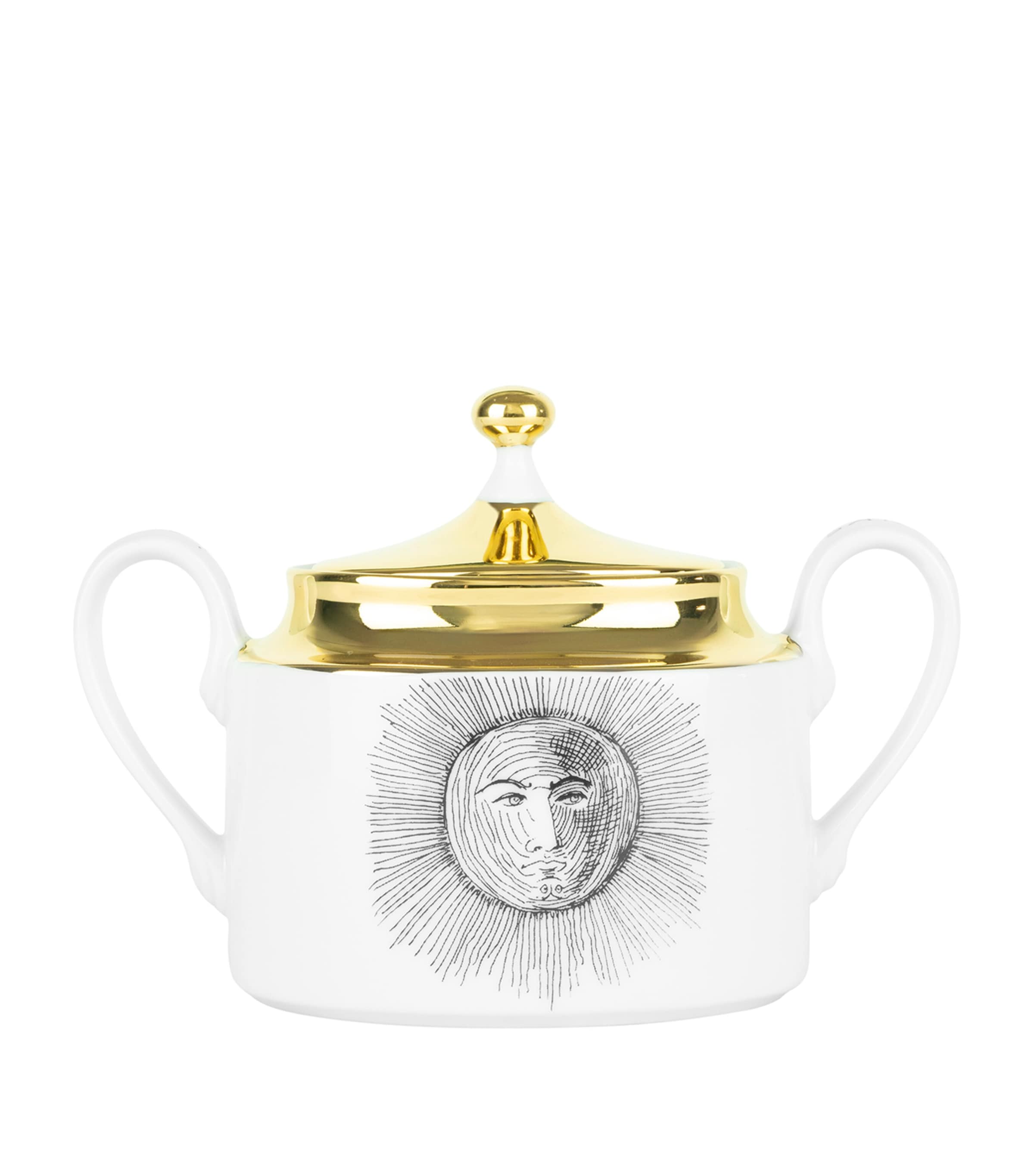 Fornasetti Solitario sugar bowl 10cm - British product