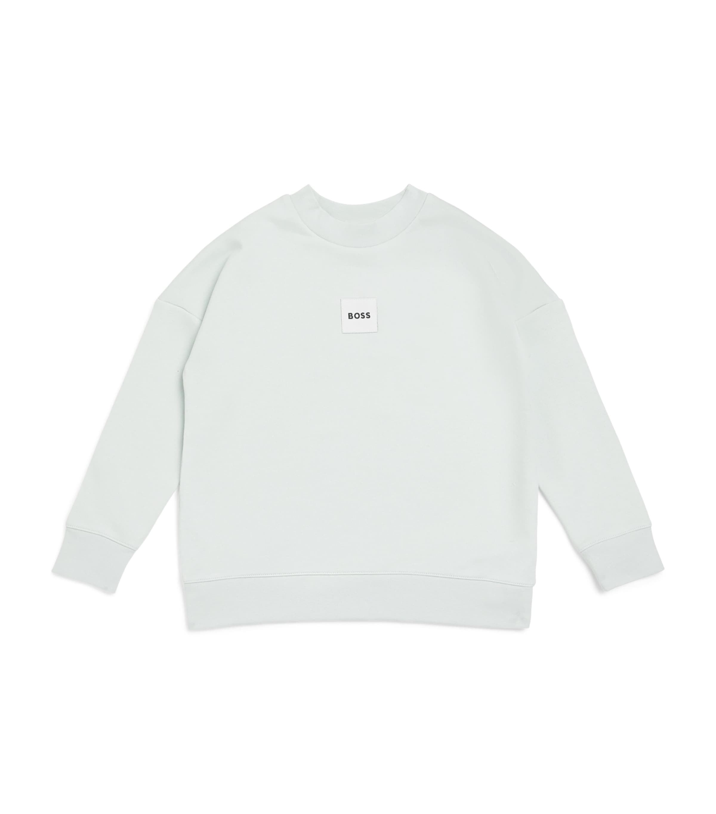 BOSS Kidswear stretch-cotton logo sweatshirt for kids aged 4-16 years - British product