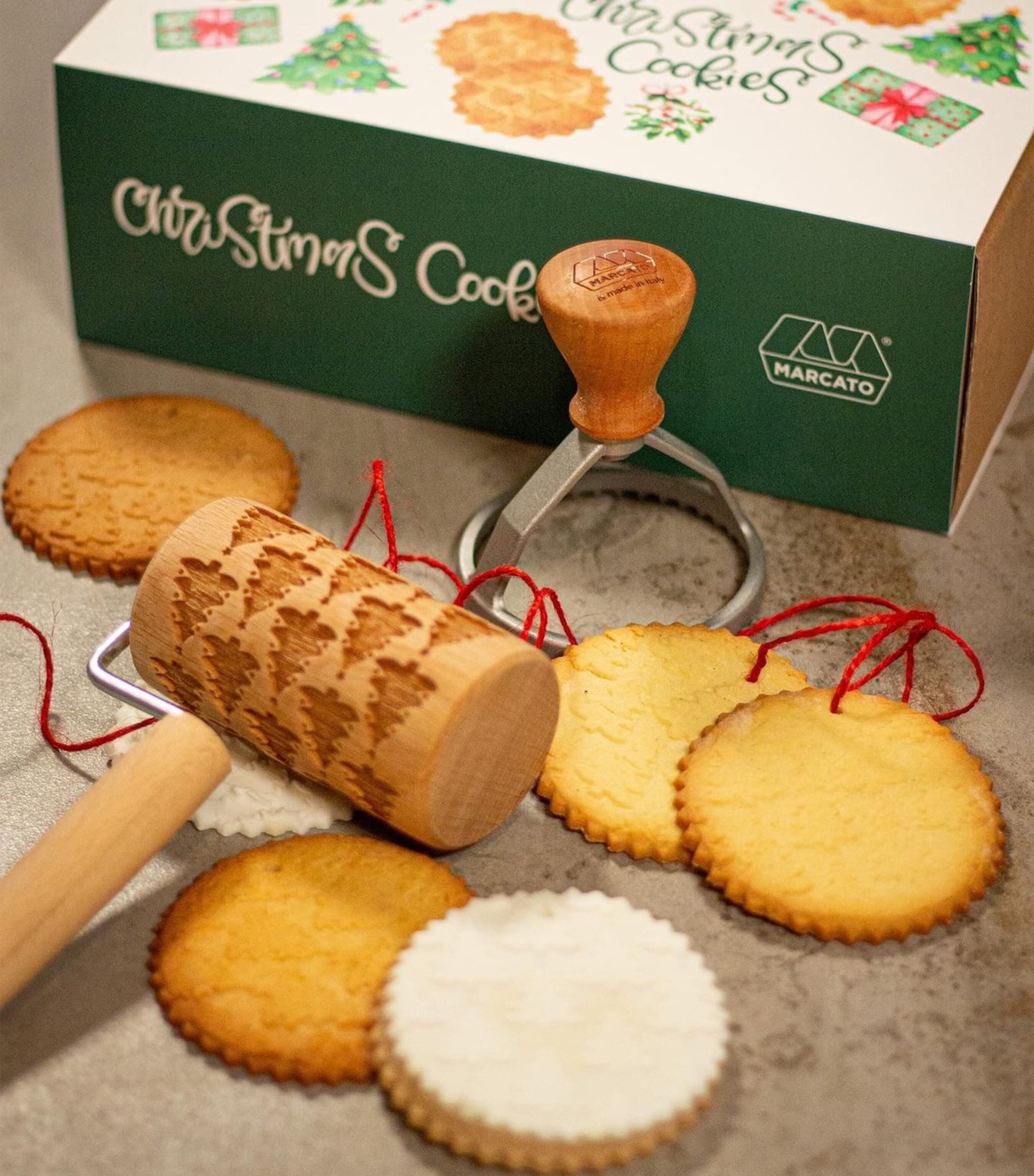 Marcato Christmas Cookie Set, imported from the UK