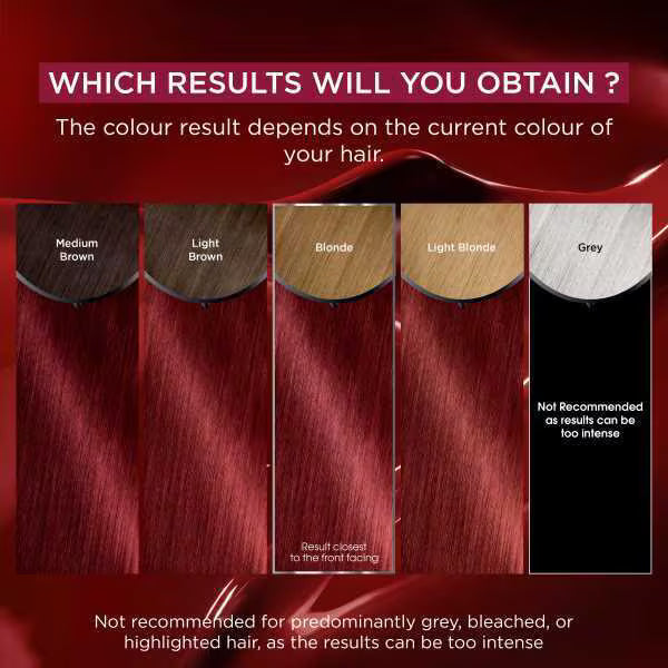 Garnier Olia Red Lacquers 725 Vinyl Blush permanent hair dye, UK version