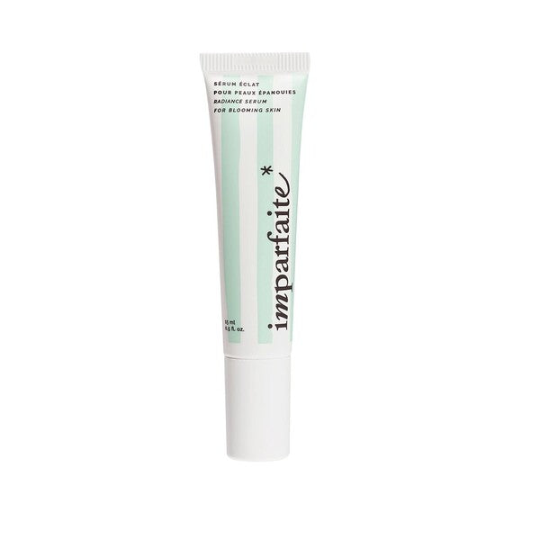 Imparfaite Glow Radiance Serum 15ml skincare bottle, UK version